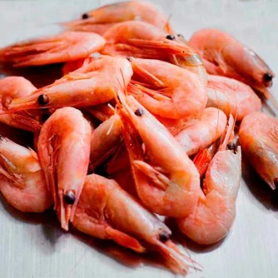 COOKED WHOLE PRAWNS COLDWATER SHRIMP 908g FROZEN