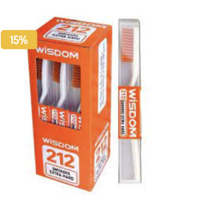 WISDOM SMOKERS TOOTHBRUSH (HARD)